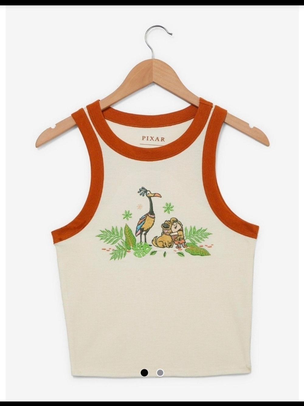 ISO Disney Pixar Up Embroidered Women's Ringer Tank Top